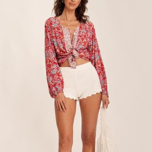 ARNHEM Harmony Strawberries and Cream Blouse Top NWT RRP$149 - Picture 6 of 9